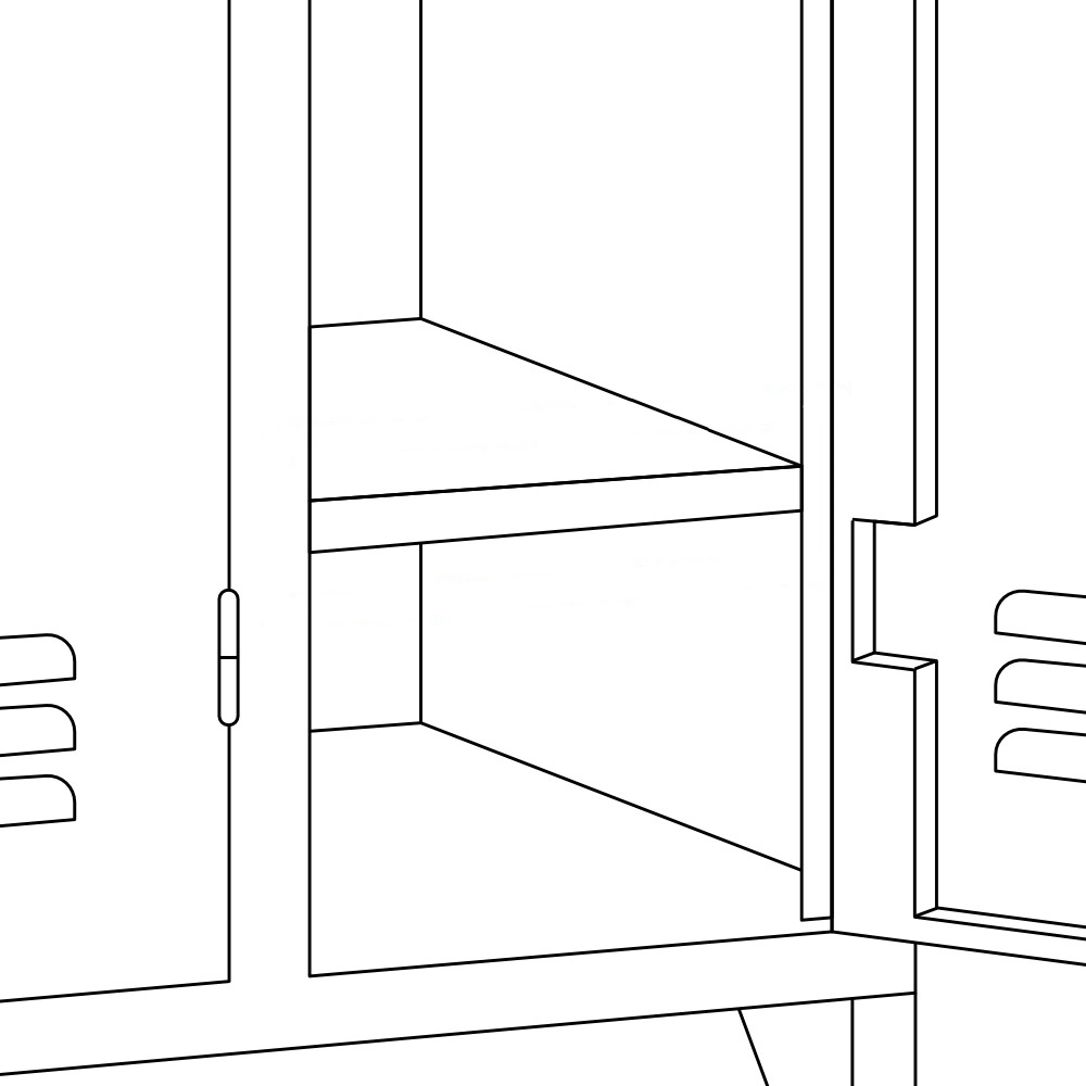 Dodatni set polica, SHELF KIT / PR 3
